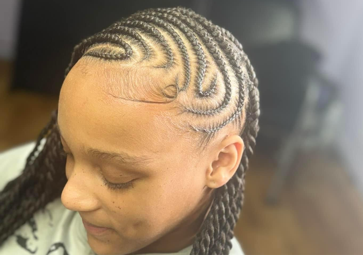 Kiddie Medium Fulani Braids