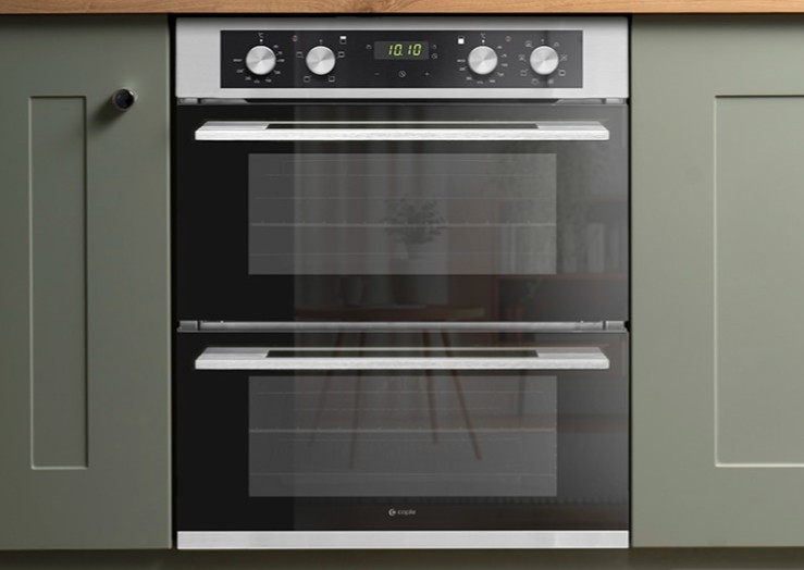 Double oven clean (intergrated)
