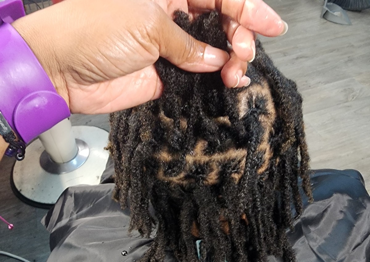 Interlock reti Maintenance on traditional locs (Kids) age 7-12