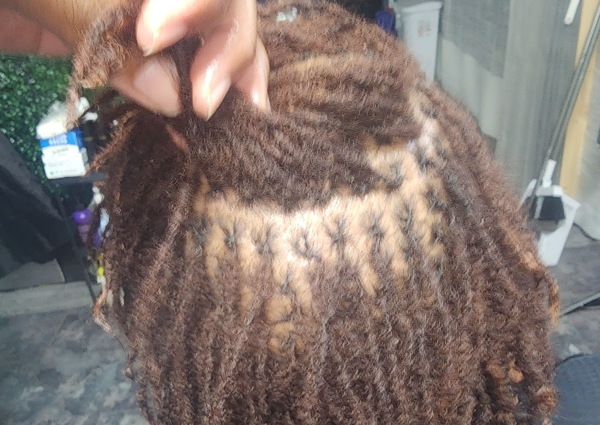 Extra Small Micro locs interlock from root to tip installment 