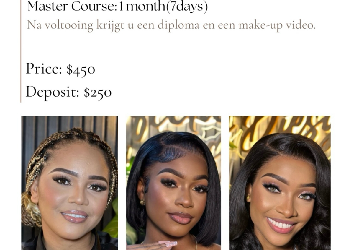 Pro Master Class Make-up Artist Course(1 month) 