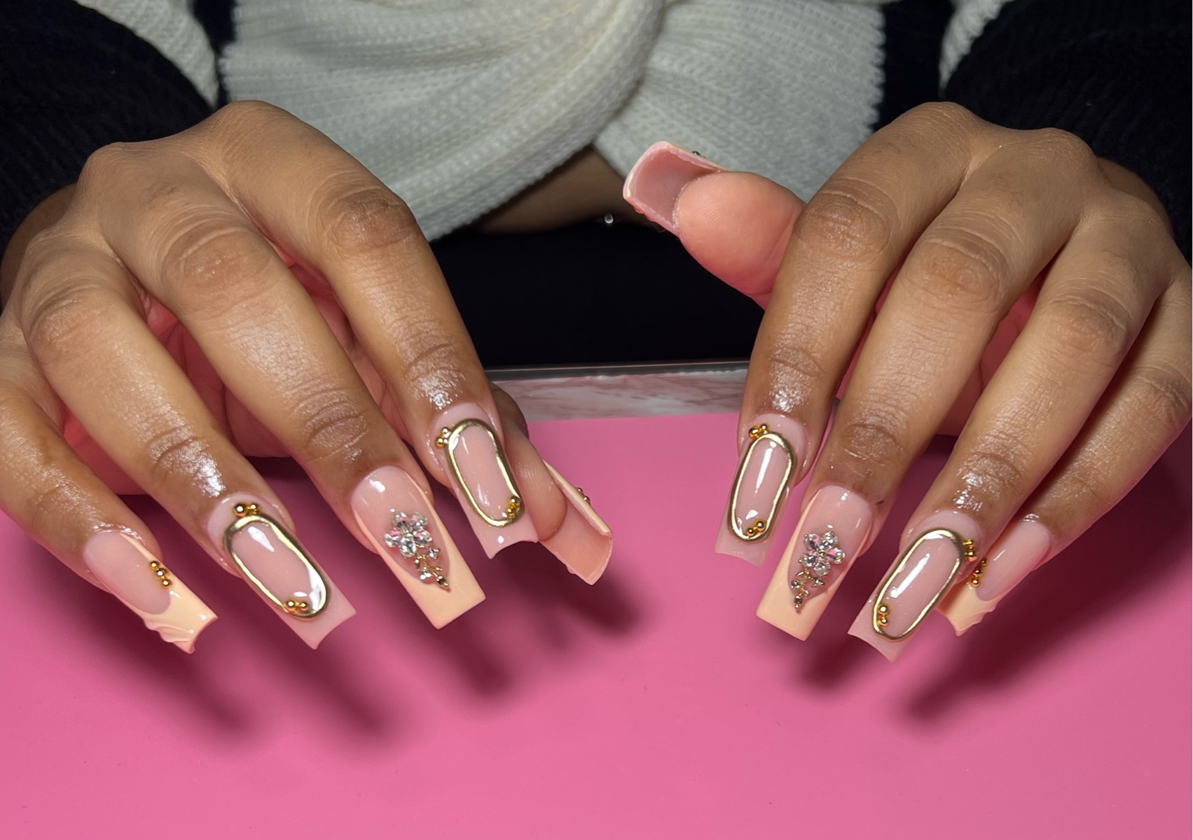 Tips & Acrylic Medium Long 