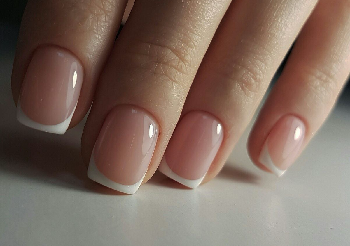 Acrilico Full set dos tonos cortas y ombre