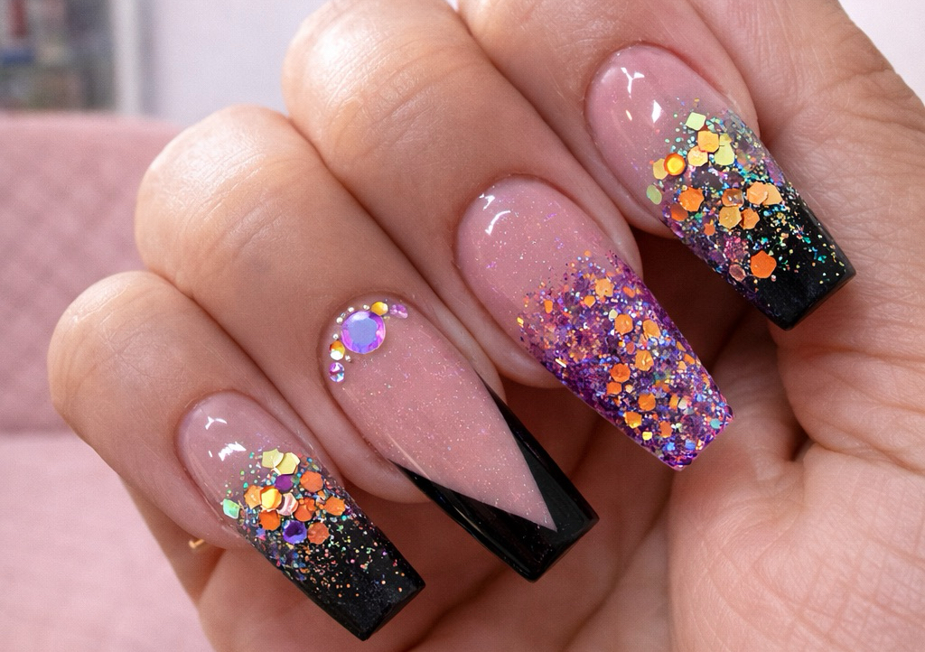 Acrilico Medium Balerina, Coffin, Almond, Stilletto