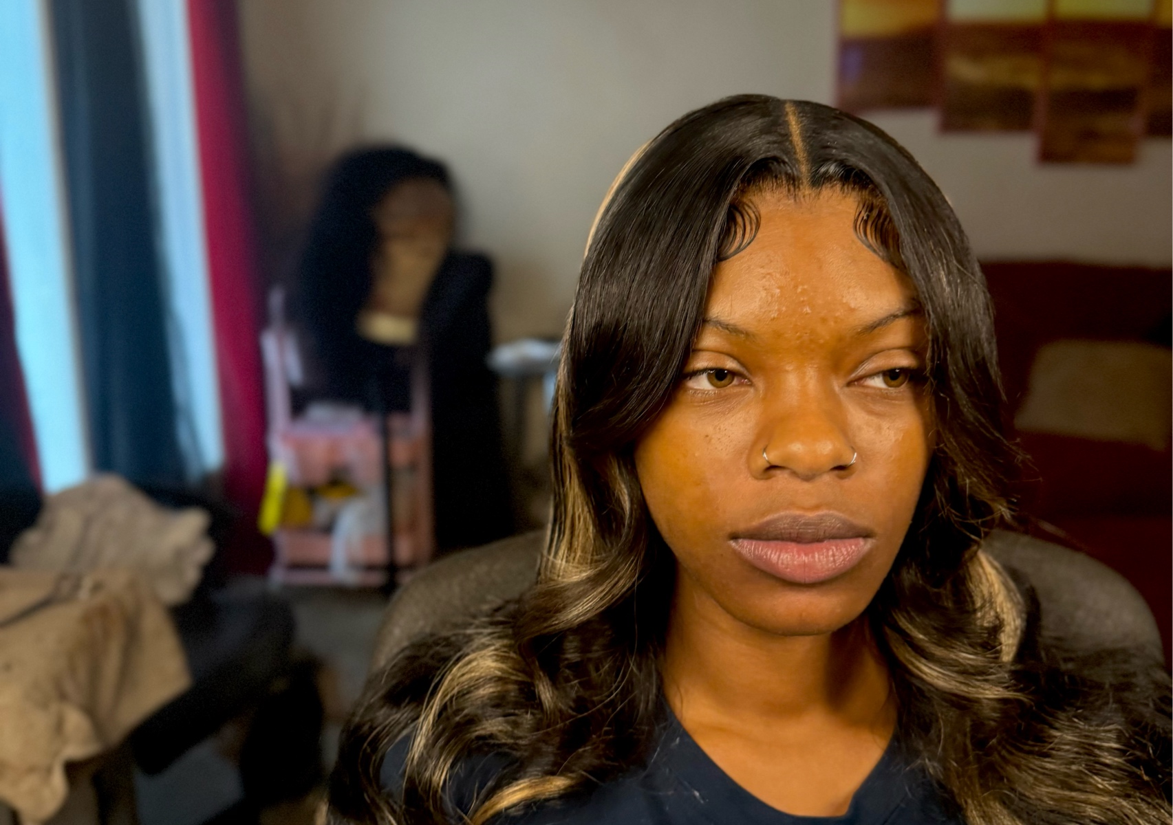 Closure wig install