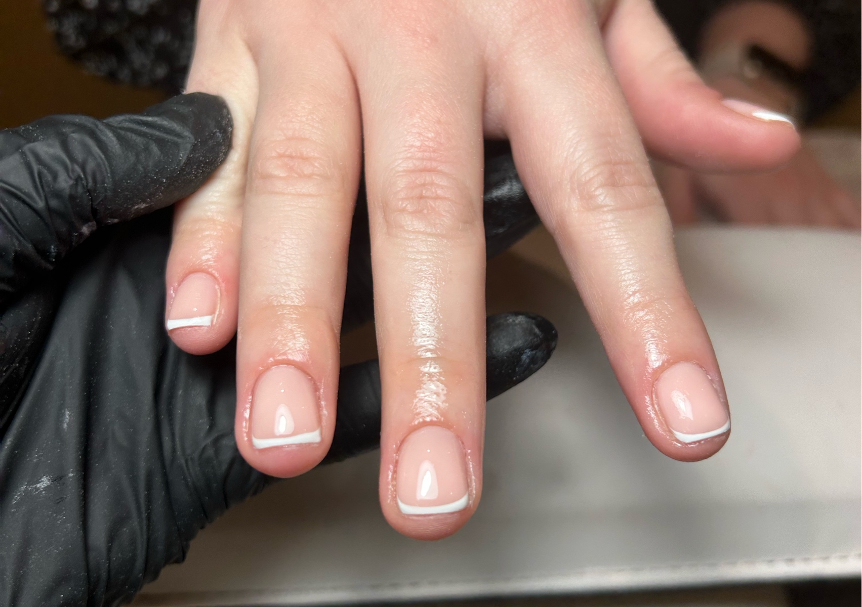 BIAB with french tip 