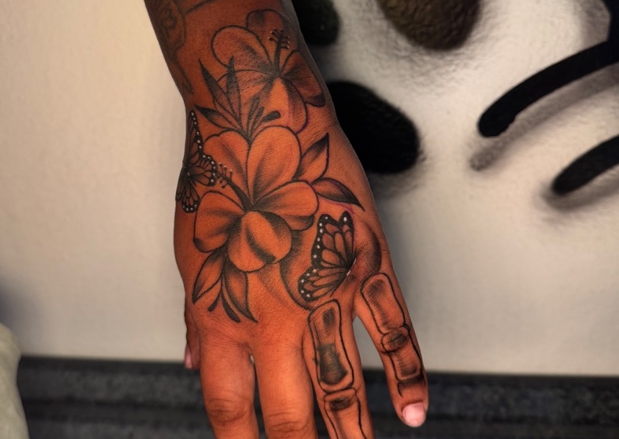 Hand tattoo