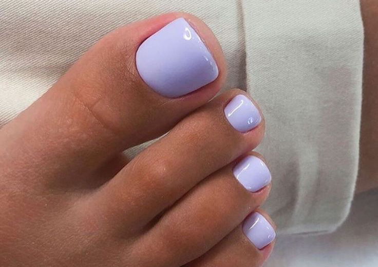 Acrylic Infill on Toes with Gel Polish 