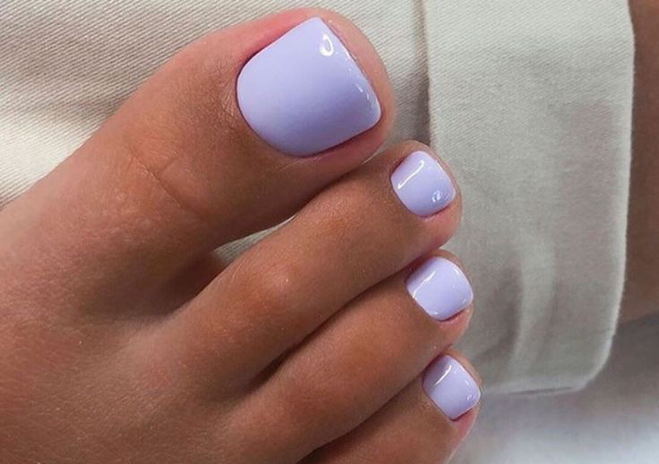 Acrylic Toes with Gel Polish