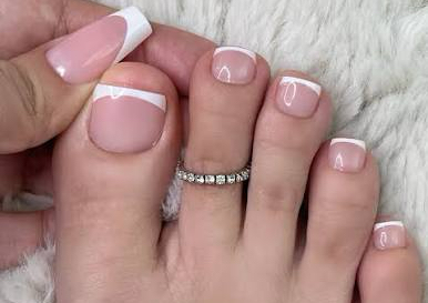 Biab Builder Gel on Toes
