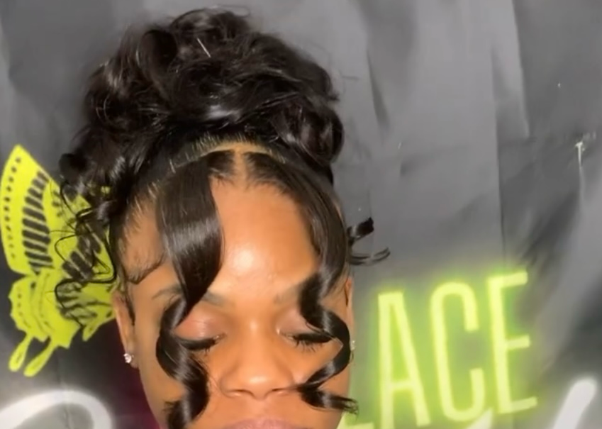 frontal pony on natural hair)