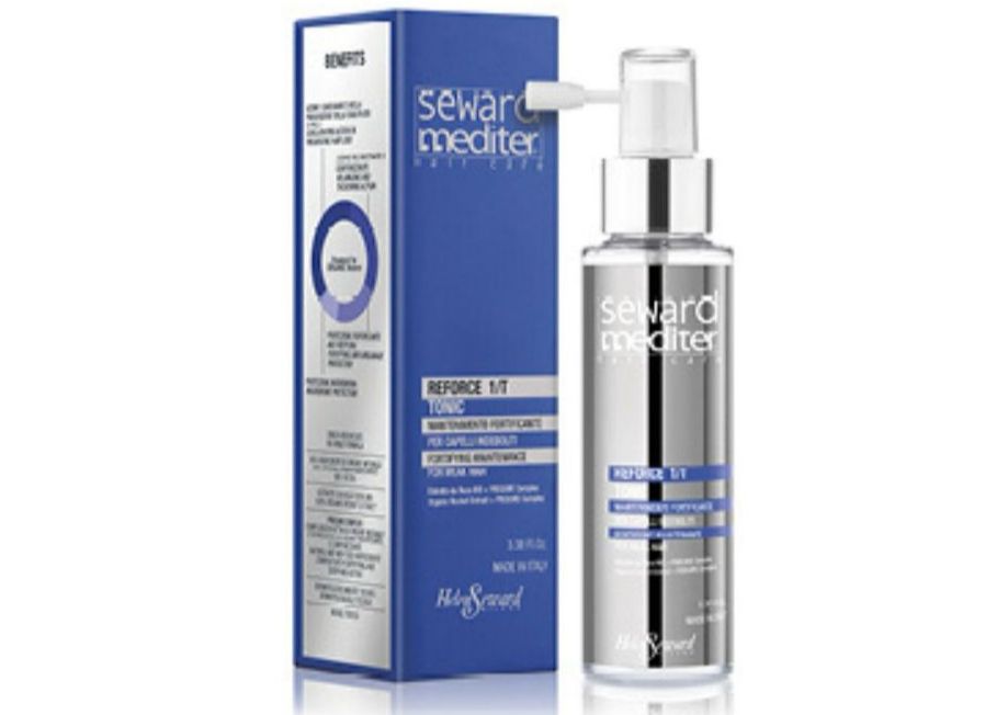 Tónico de manutenção fortificante espessante para cabelos enfraquecidos e com problemas de queda Reforce 1/T Helen Seward.