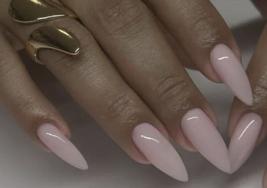 Russian manicure with Hard gel  