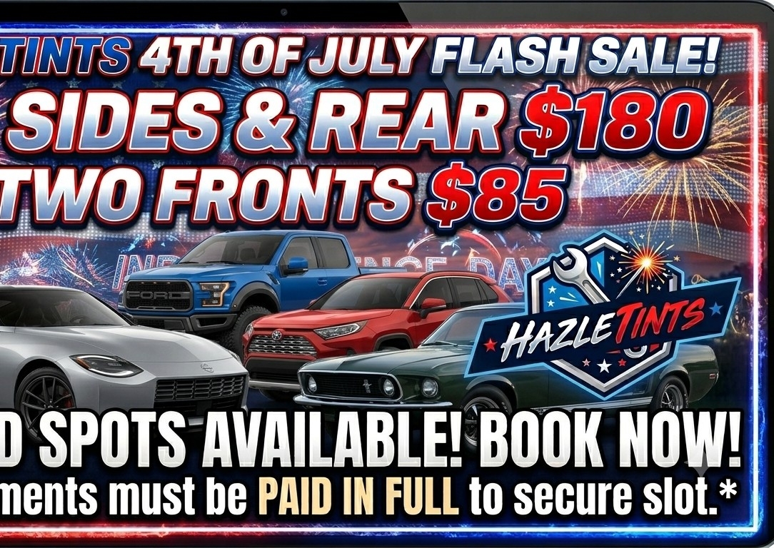 ALL SIDES AND REAR 4th of July special only for appointments from 30th to 3rd only