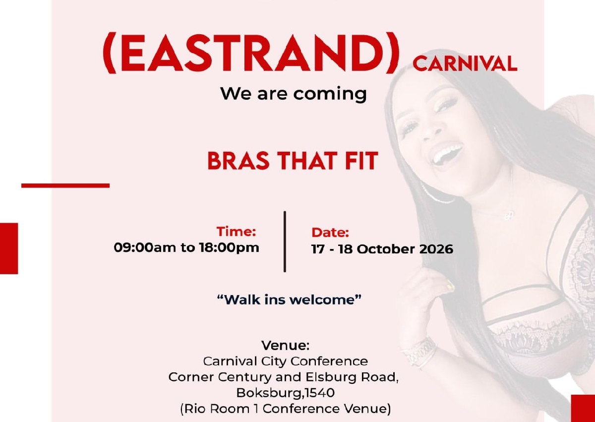 Carnival - Eastrand 17-18 October - (Carnival City Rio Room- venue) 