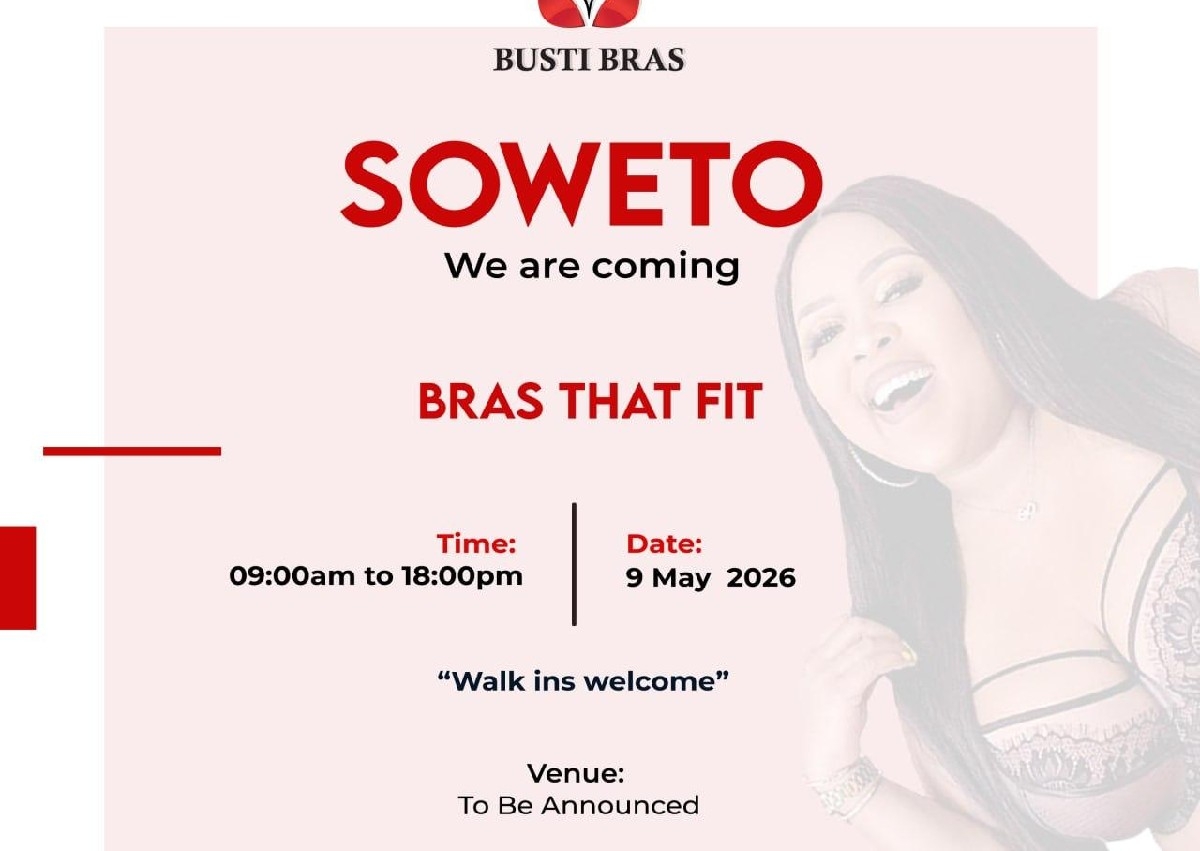 Soweto 9 May - (Venue to be announced) 