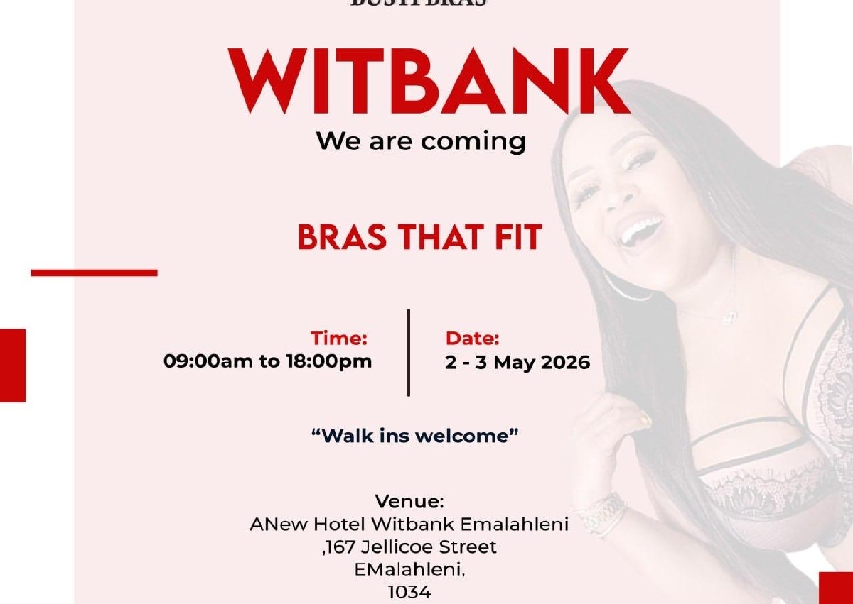 Witbank 2-3 May (ANew Hotel EMalahleni) 