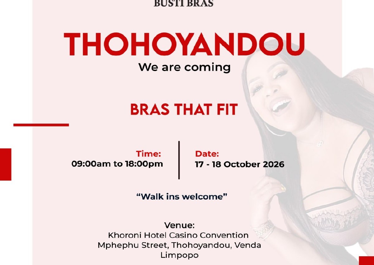 Thohoyandou 17-18 October - (Khoroni Hotel Casino Convention) 