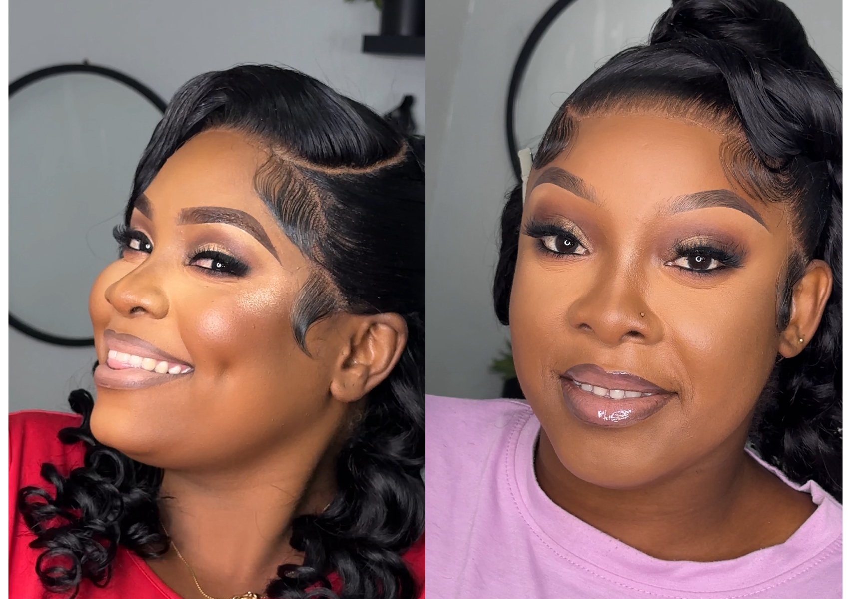 Smooth Glam  (Blended Shimmer Eyes)