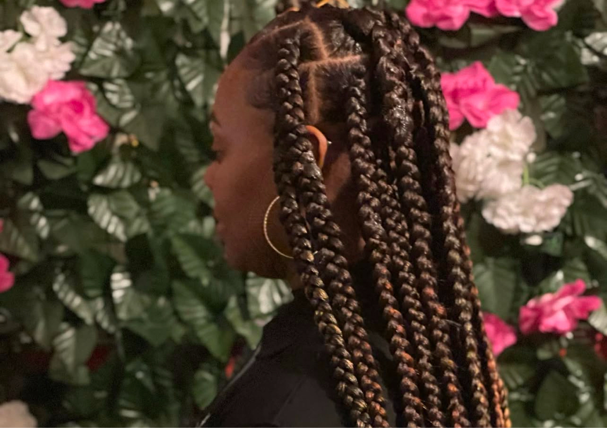 Jumbo box braids