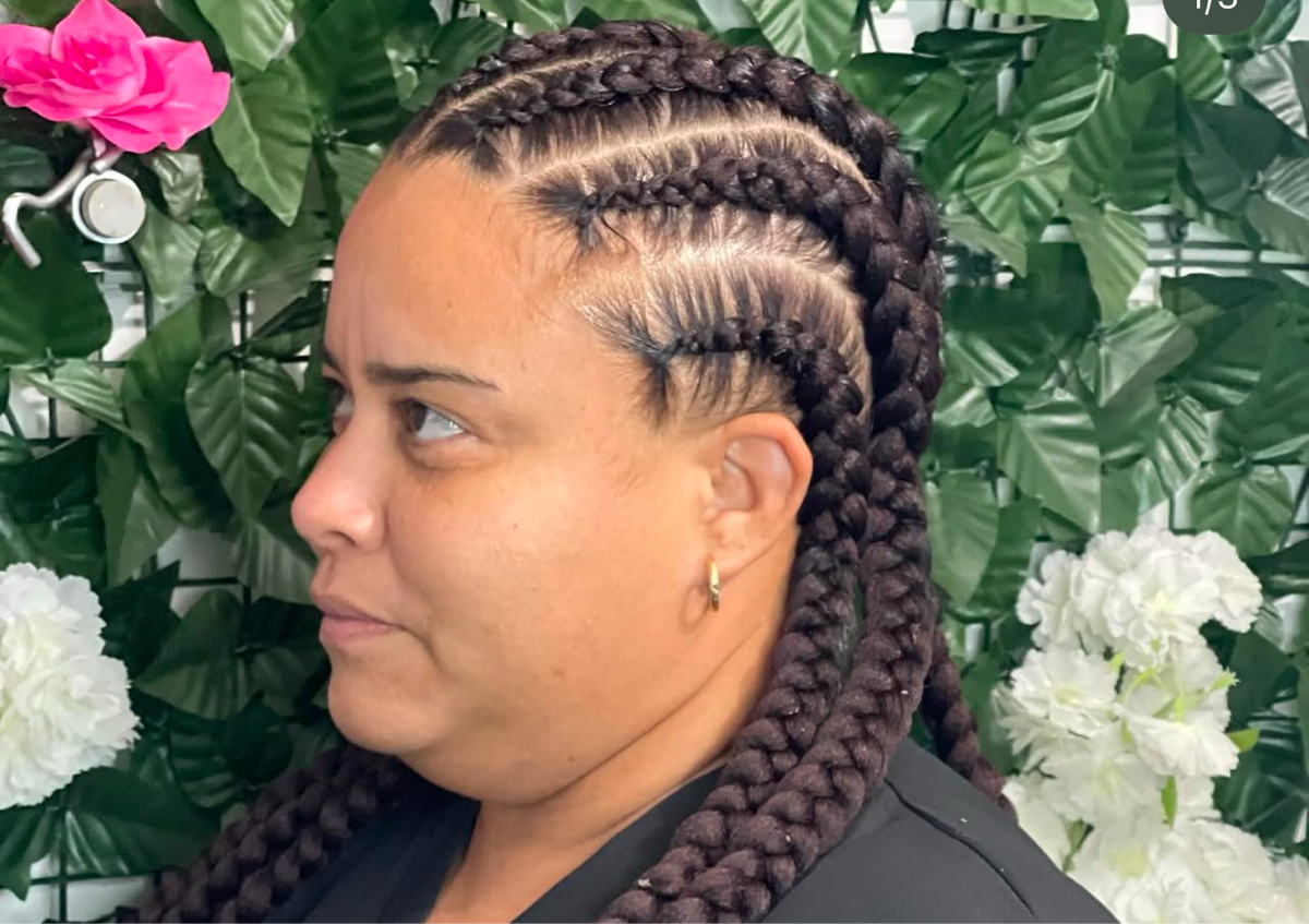 6 trenzas o mas