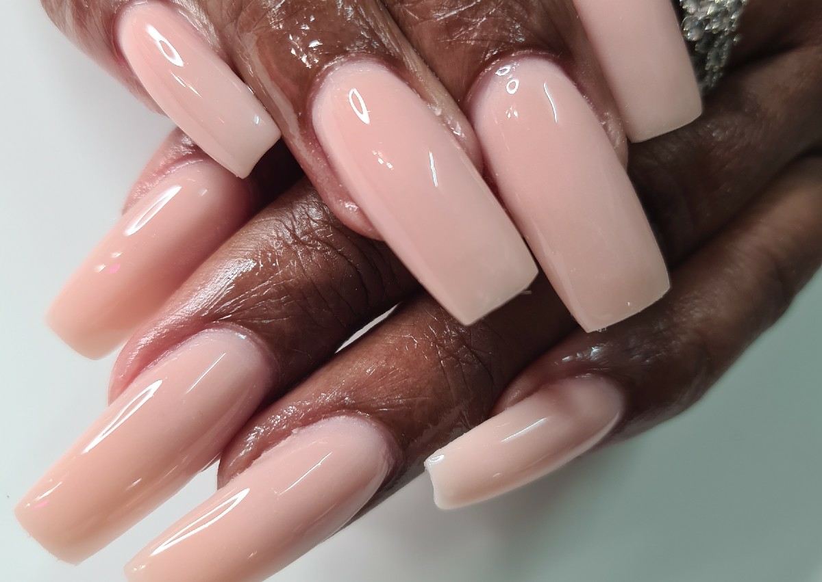 Acrylic fullset  Natural (medium) 