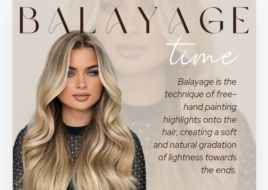 Half Head Balayage Colour Shampoo & Finish Cut/Toner 