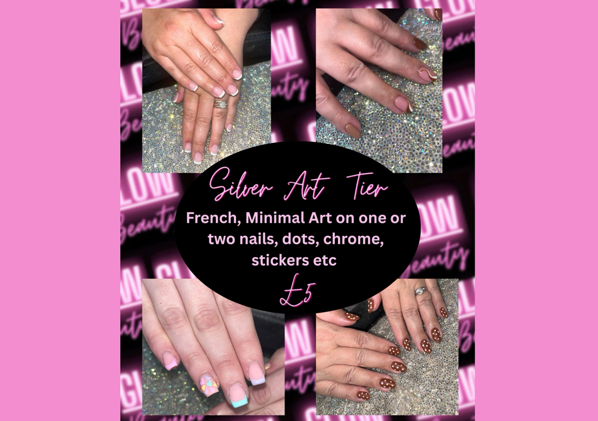 Silver Tier Nail Art