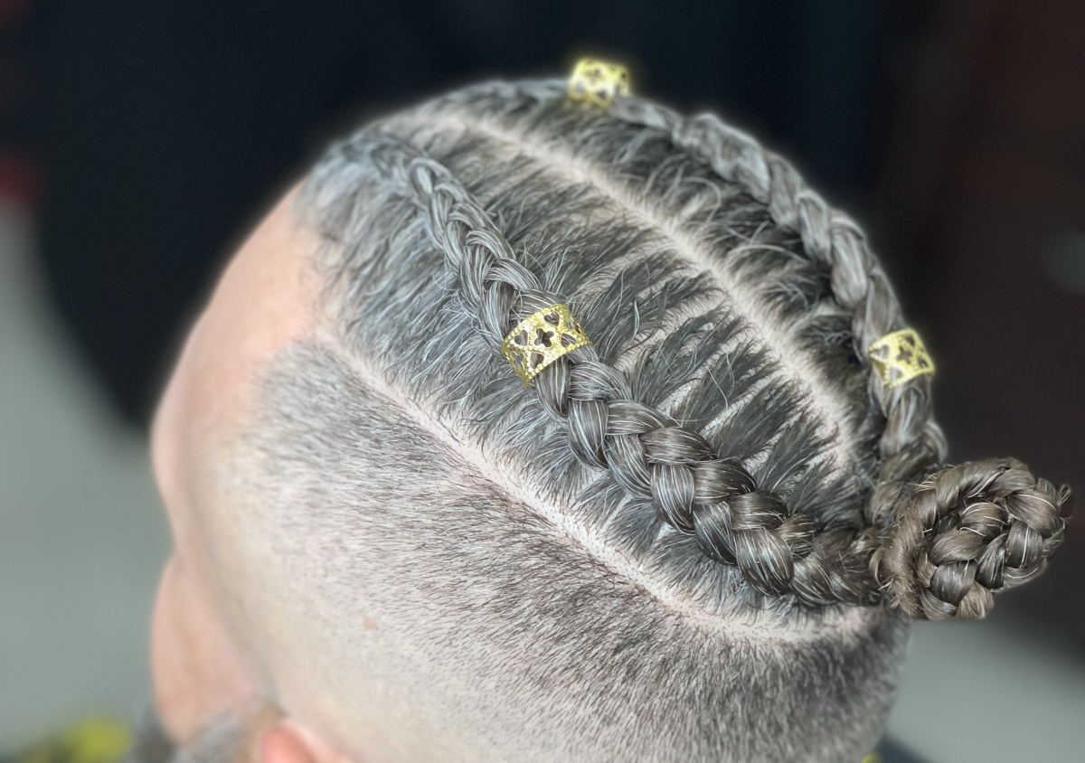 Mens (2) Braids with Eva