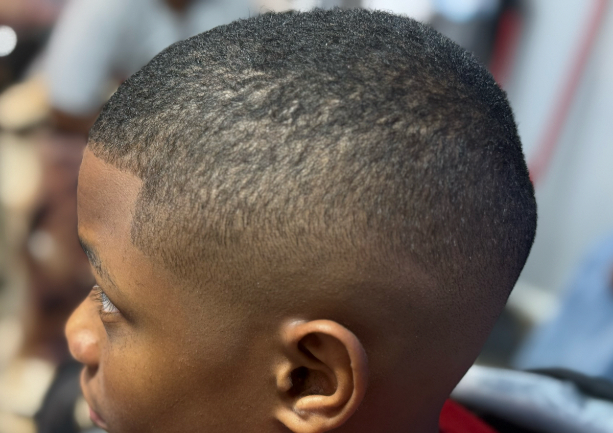 Kids Bossed up drop fade