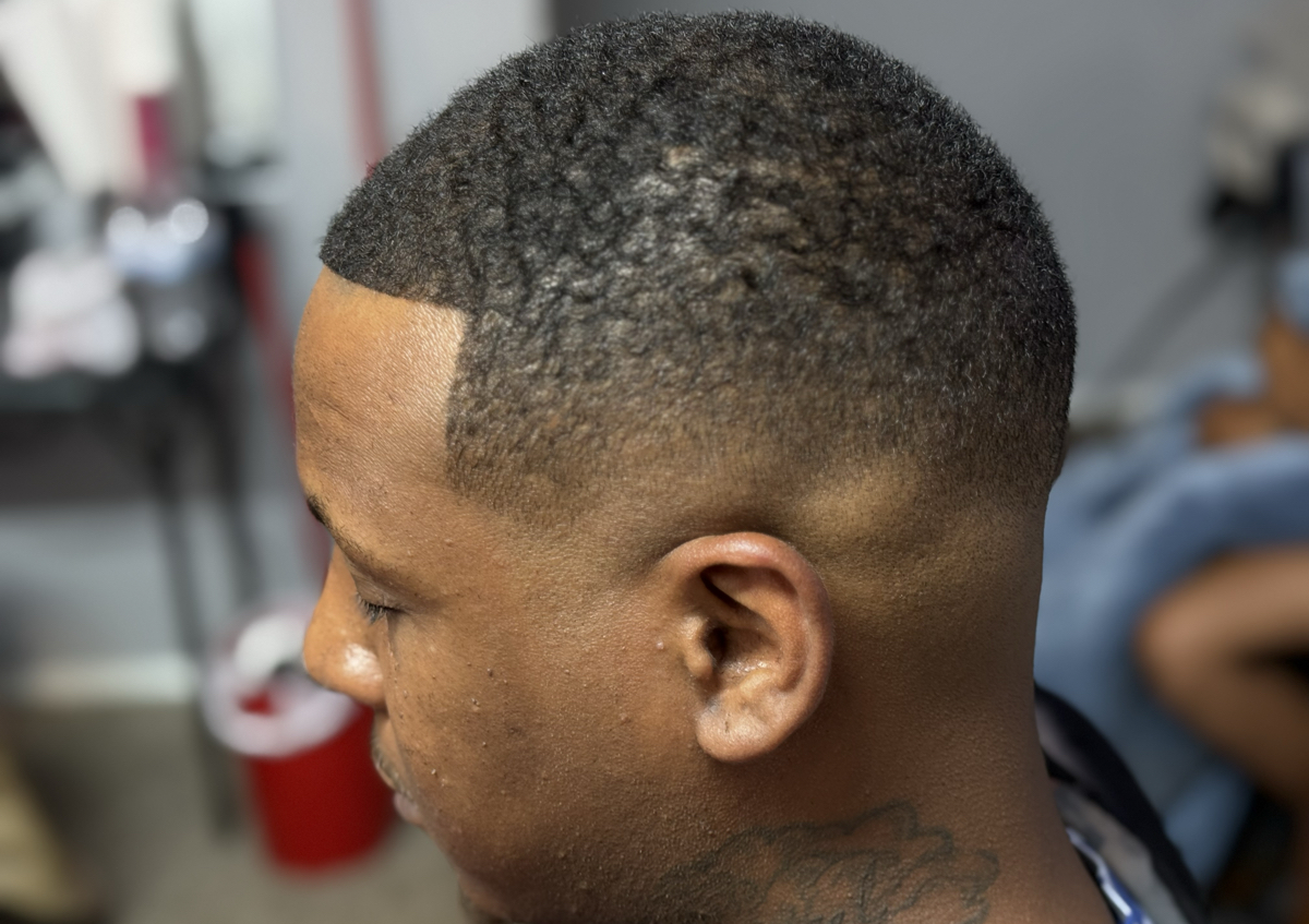 Bossed up drop fade