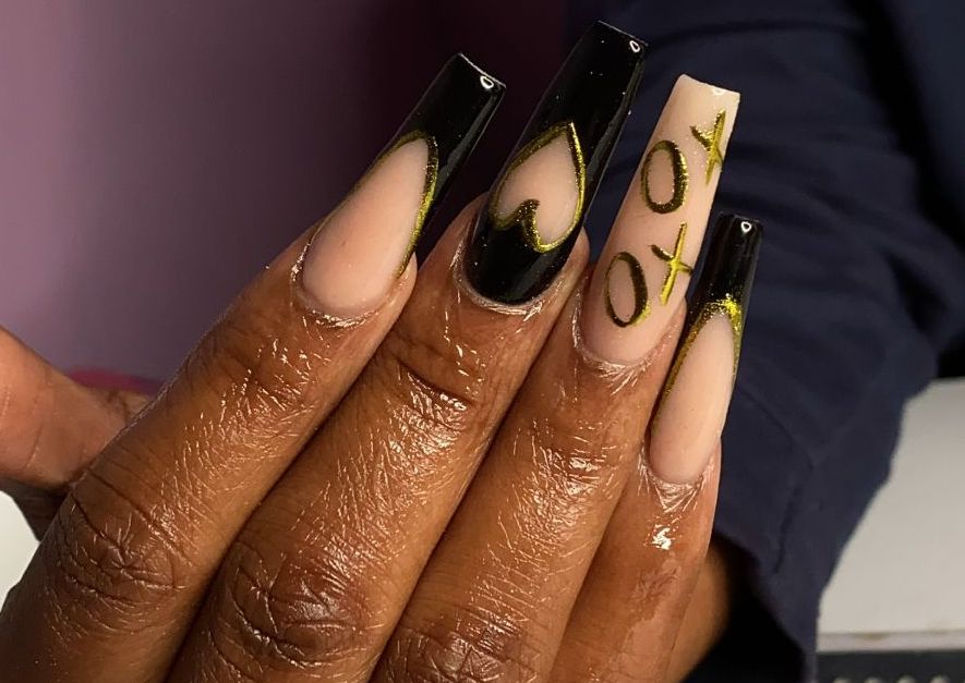 Long Acrylic Nails