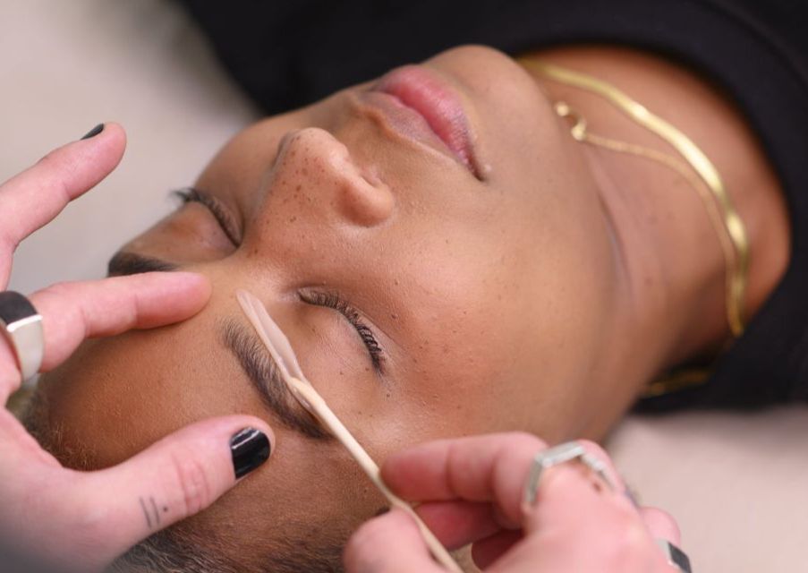 Eyebrow wax