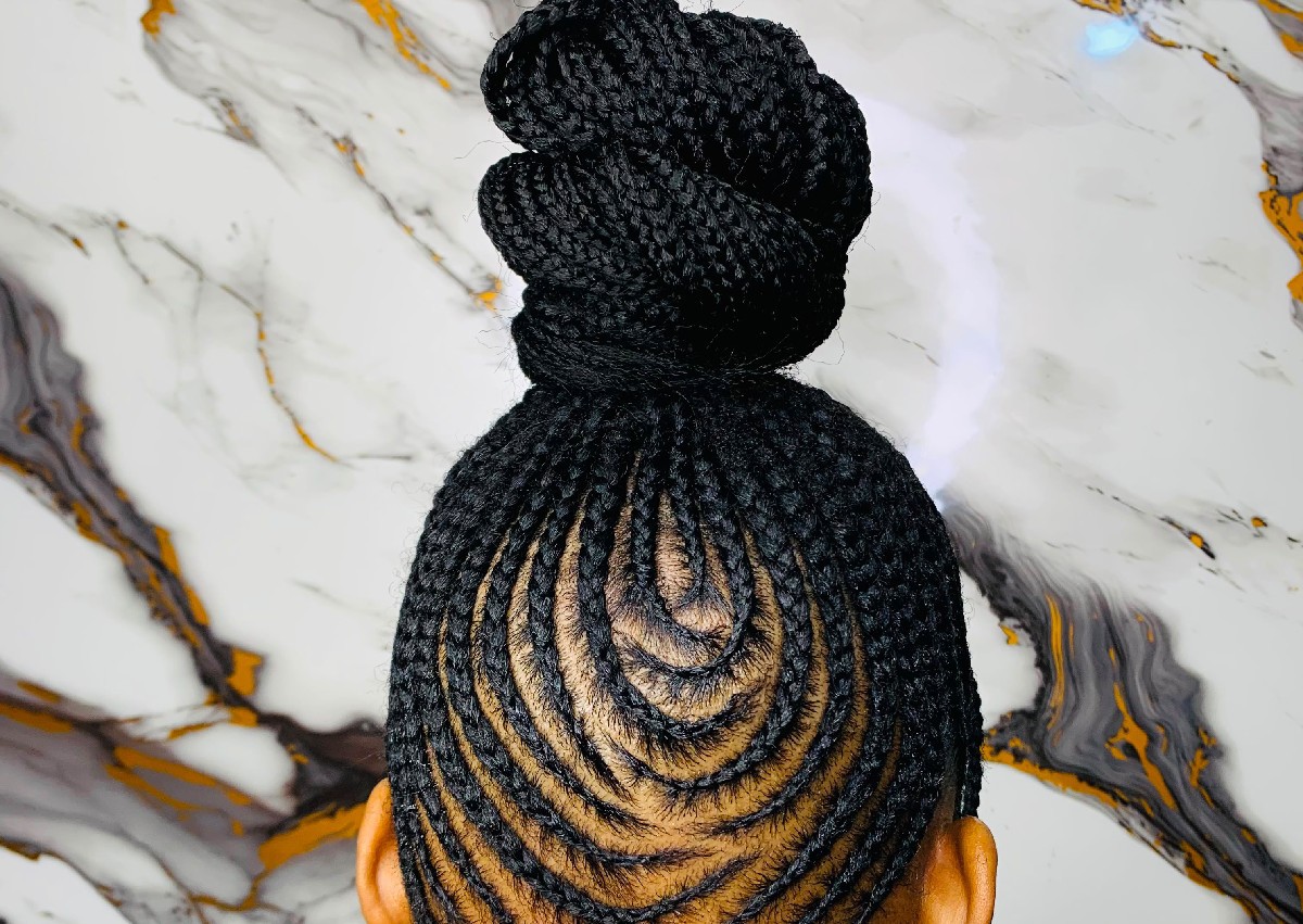 Straight up braids 