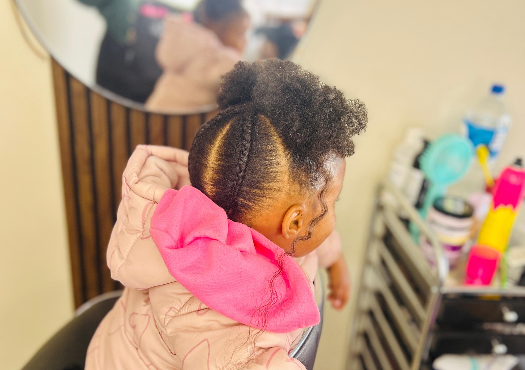 Kids ponytail styling 