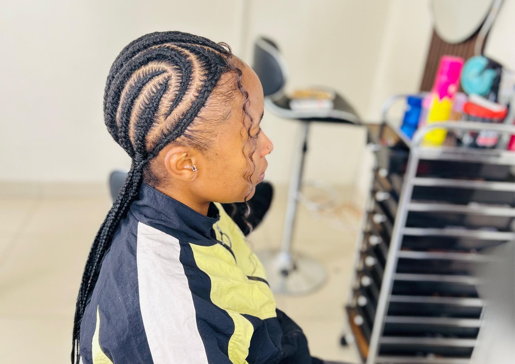 Needle conrows for adults 