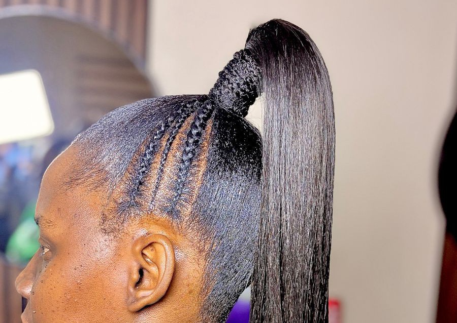 Ponytail installtion 