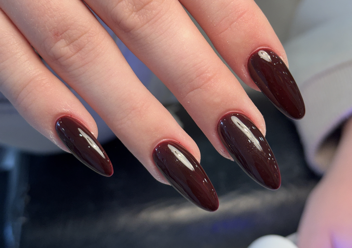 Fullset acrylic with gel colour