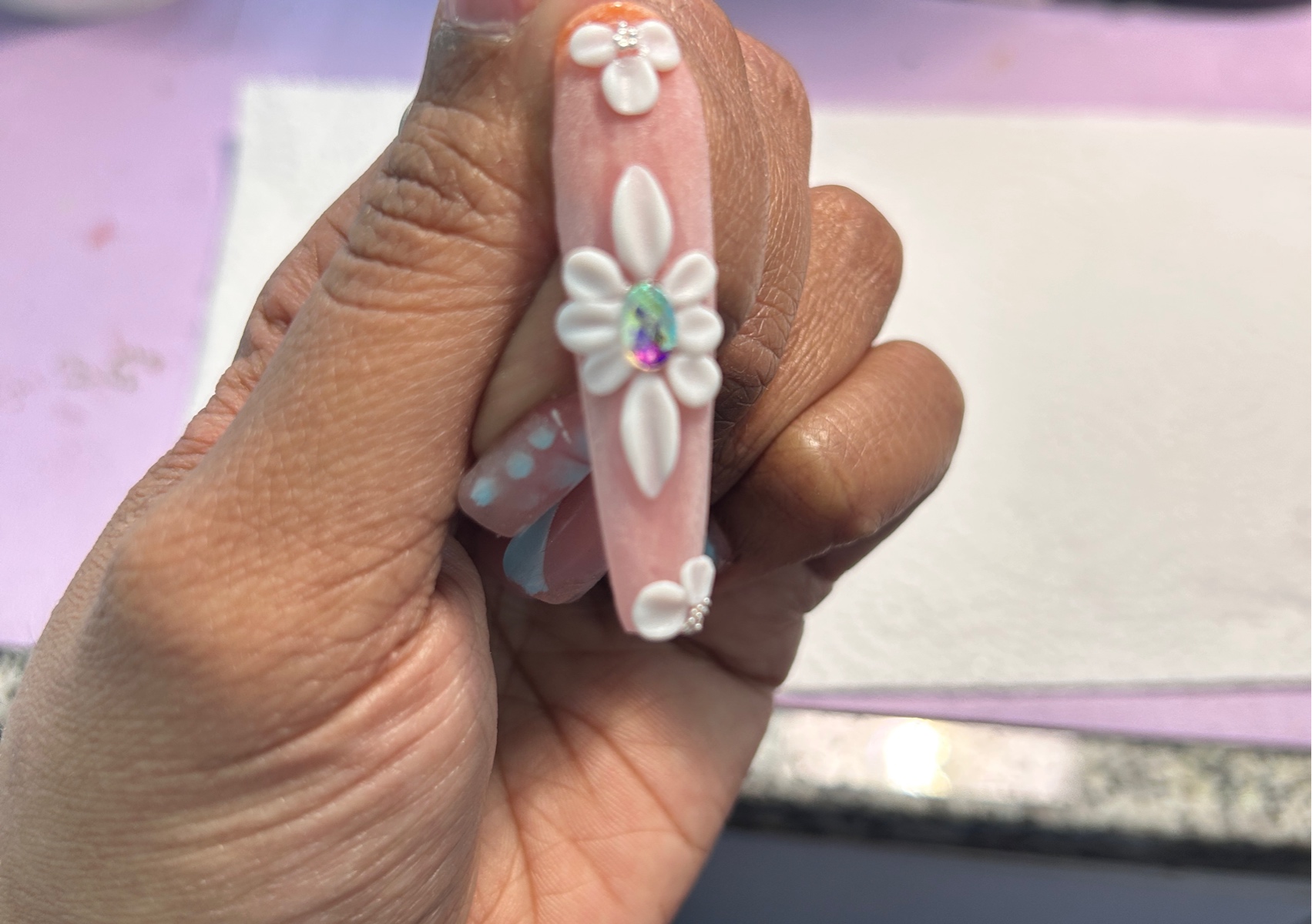 3D designs per finger