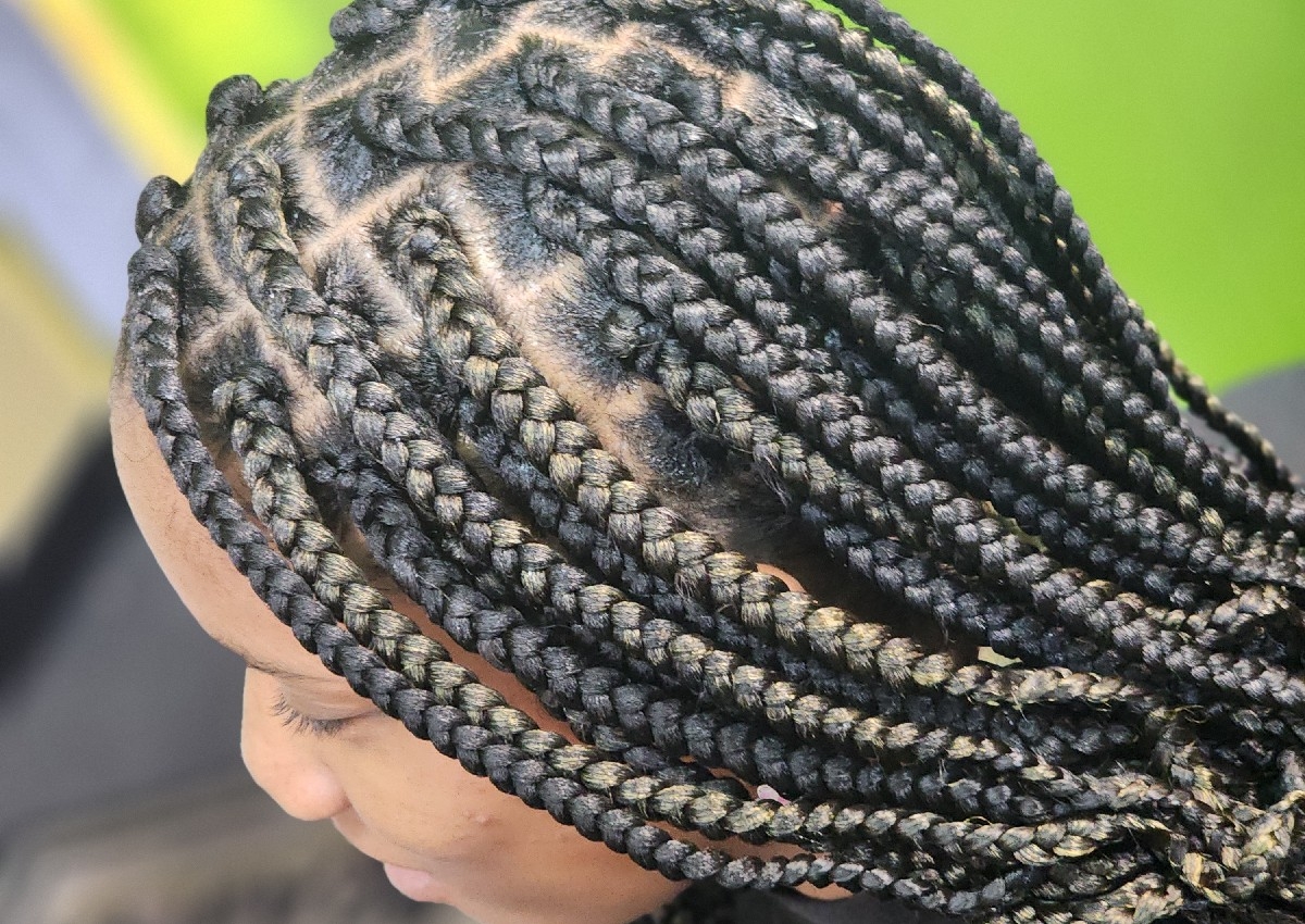 Traditional Box Plaits (Medium)
