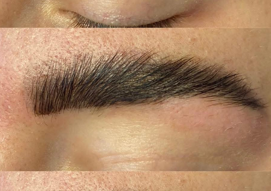 Brow lamination and tint 