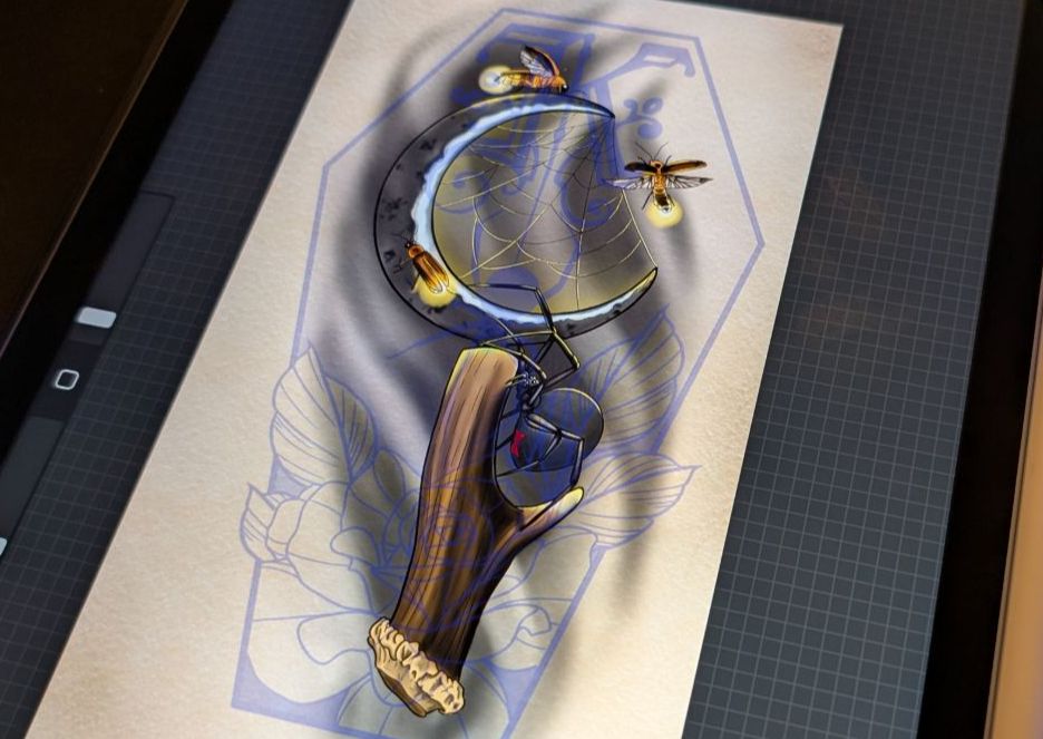 Crescent Moon Athame