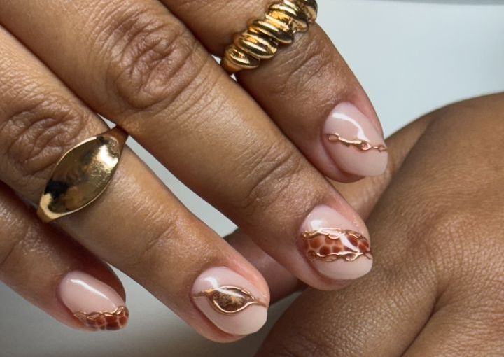 Structured Dry Manicure + Custom Nail Art