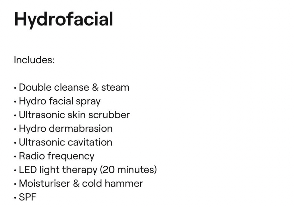 Hydrofacial