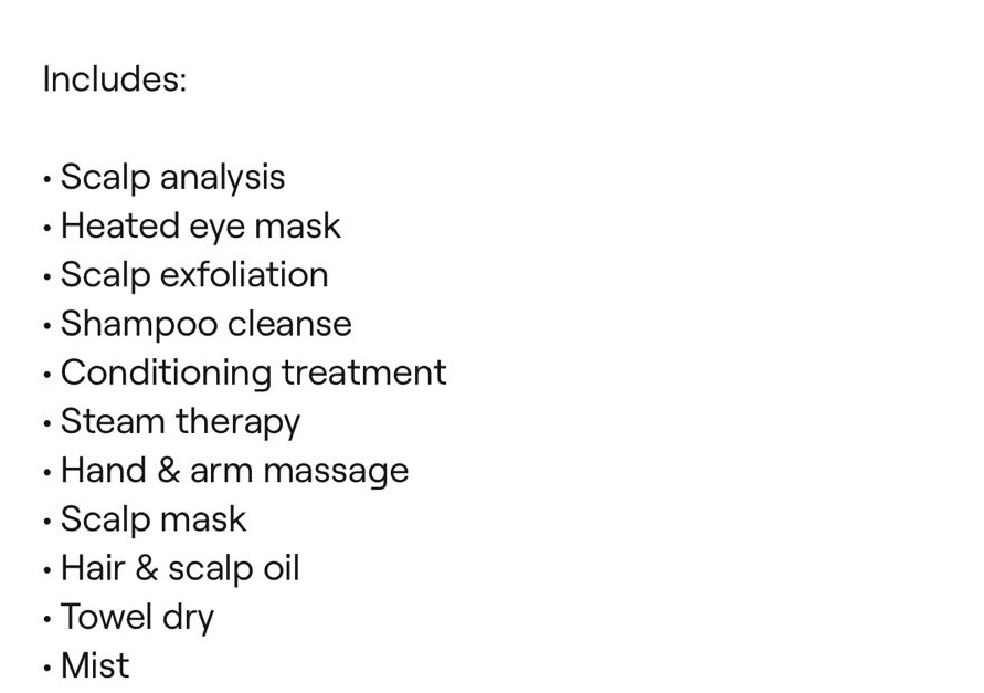 Japanese Head Spa Signature (no facial)