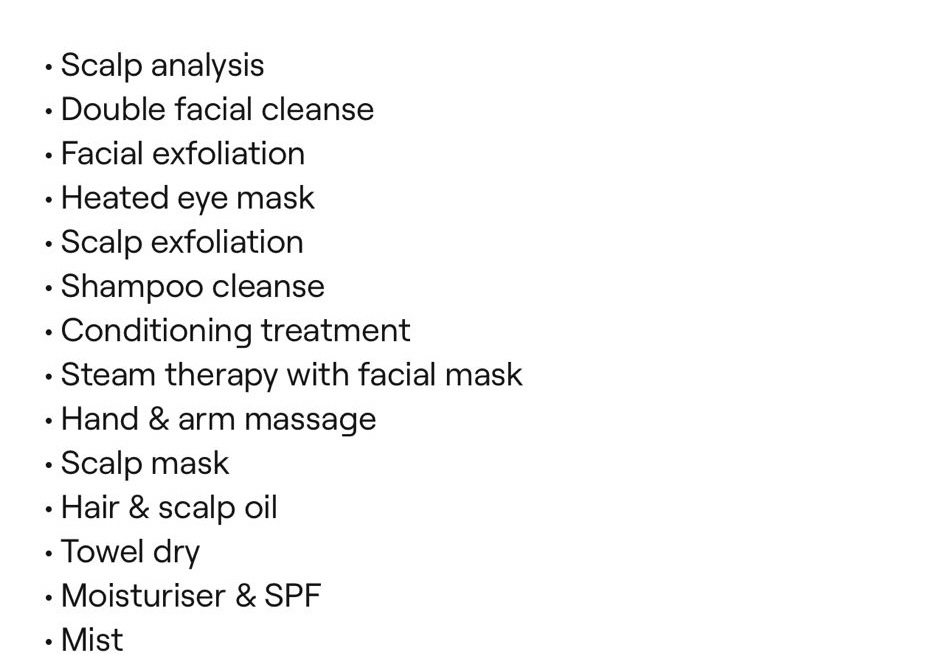 Japanese Head Spa Signature With Facial