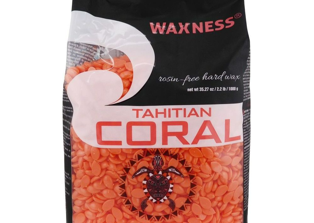 Premium Rosin Free Hard Wax Beads Tahitian Coral 2.2 lb / 1 kg