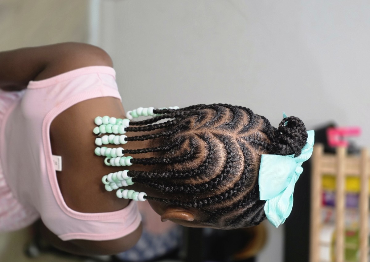 Kids Cornrows (Under 10)	Natural Length
