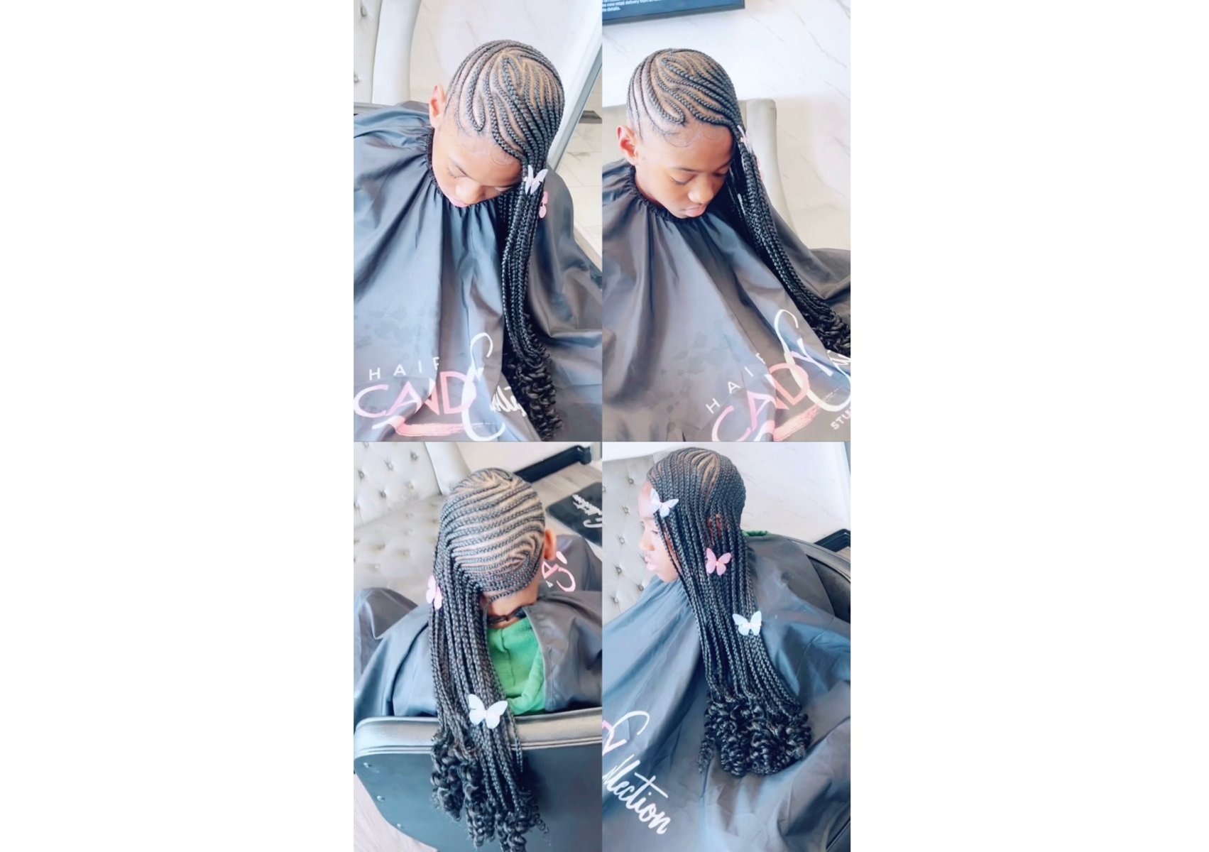 Kids Lemonade braids Freestyle designs (hair added)