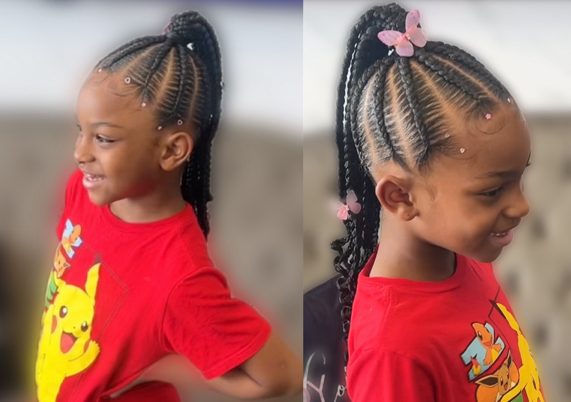 One Ponytail (Large Feed In)